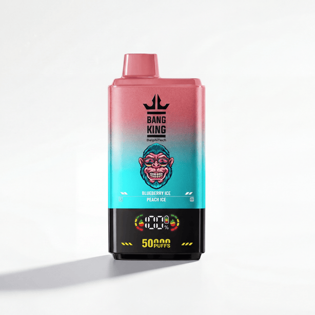 Bang King 50K | ブルーベリーアイス&ピーチアイス味 - PUFFMART
