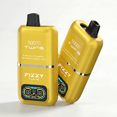 Fizzy Twins 50K | レッドブルストロベリー＆スイカバブルガム味 - PUFFMART