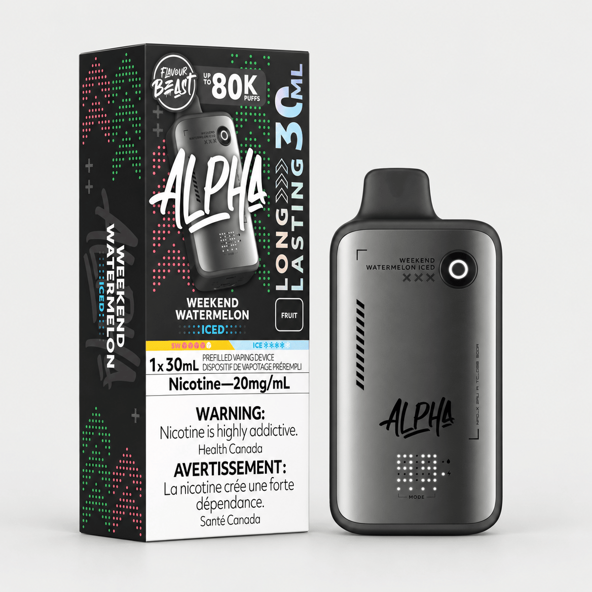 Flavour Beast Alpha 80K | Flavour Beast Alpha 80K ウィークエンドウォーターメロン アイス味 - PUFFMART